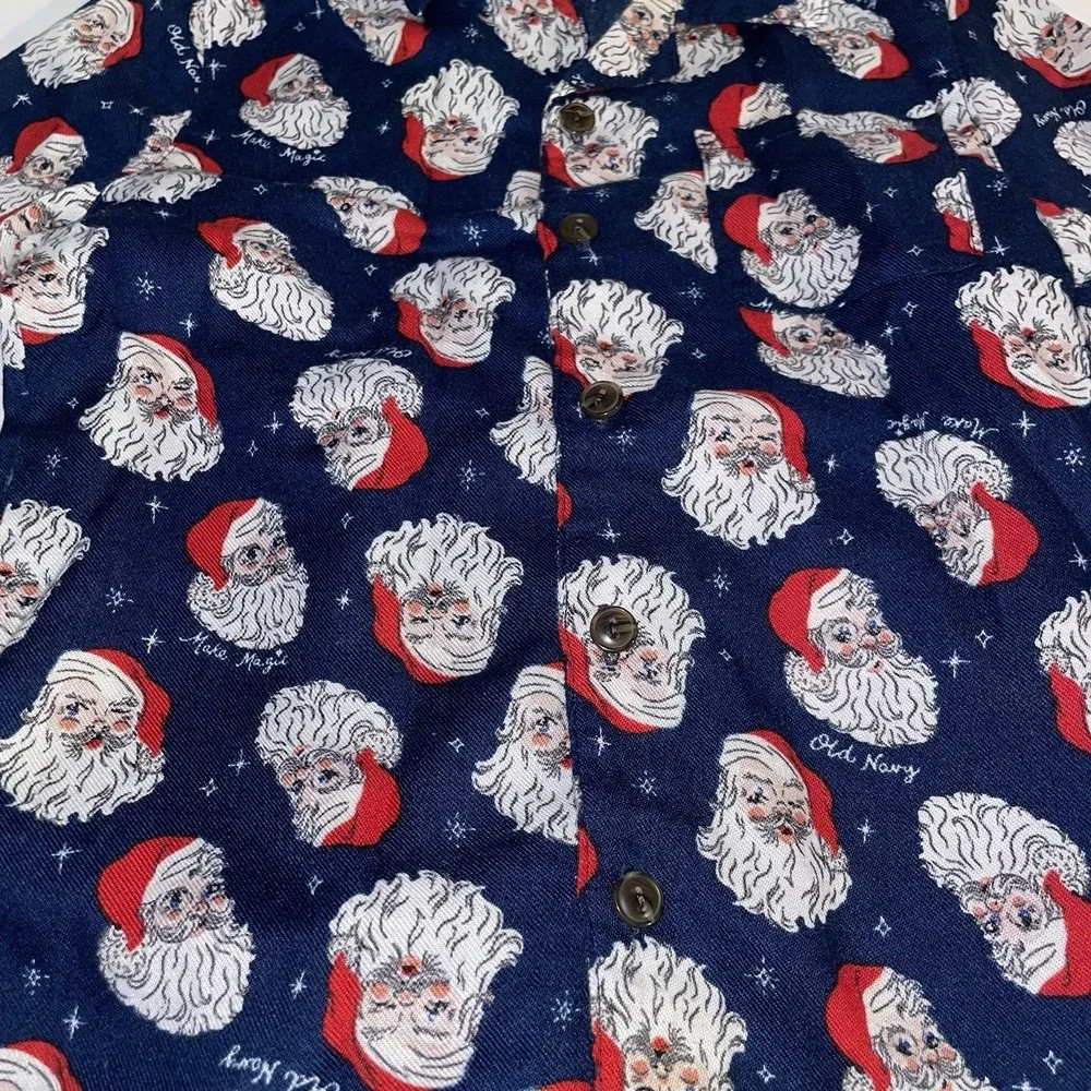 2 Boys‎ Kids Christmas Long Sleeve Pajamas Navy Blue Santa Dinosaurs 5 6 5t 6t